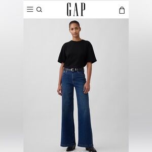 GAP High Rise Stride Wide Leg 2P